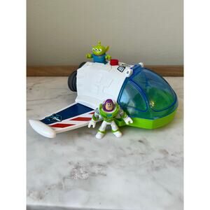Imaginext Disney Pixar Spaceship Buzz Lightyear & Alien Action Figures